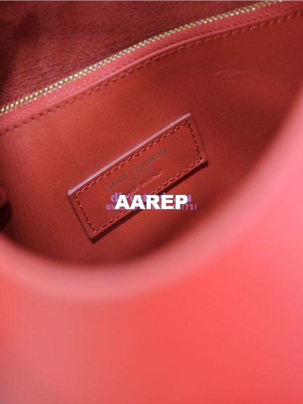 Replica YSL Saint Laurent Le 5 À 7 Supple Small In Grained Leather 713938 Red 12