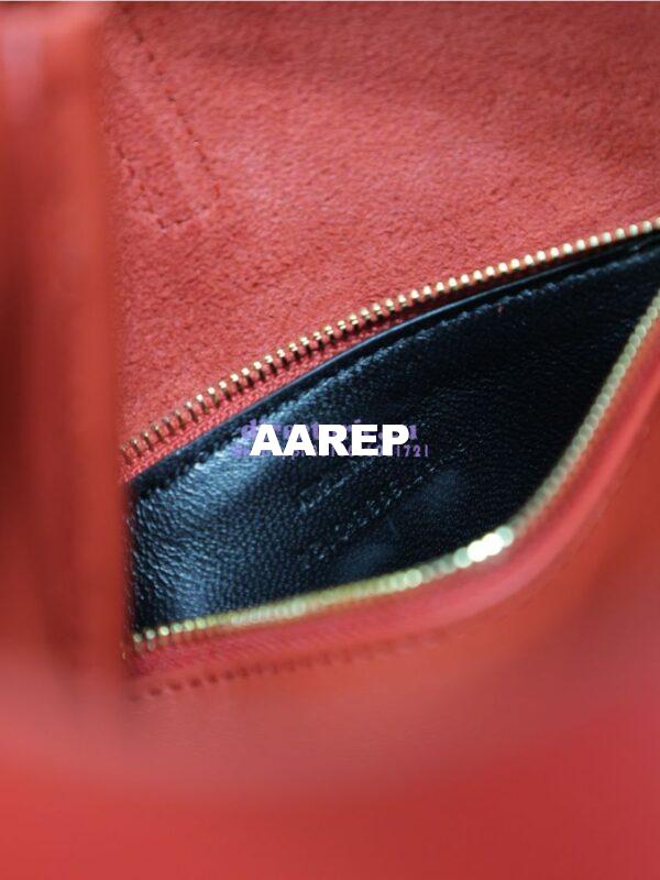Replica YSL Saint Laurent Le 5 À 7 Supple Small In Grained Leather 713938 Red 13