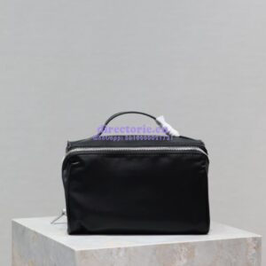 Replica YSL Saint Laurent Gaby Vanity Case in Nylon 753171 Black