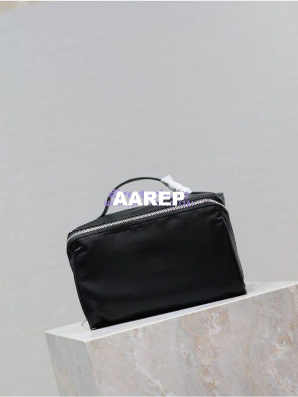 Replica YSL Saint Laurent Gaby Vanity Case in Nylon 753171 Black 8