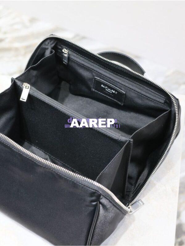 Replica YSL Saint Laurent Gaby Vanity Case in Nylon 753171 Black 10