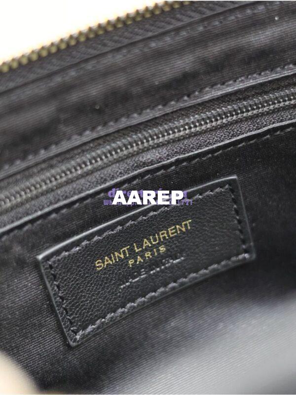 Replica YSL Saint Laurent Gaby Vanity Case Quilted Lambskin 753171 Black 14