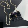 Replica Chanel Small Flap Bag With Top Handle Lambskin, Resin AS4848 Light Pink 2