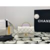 Replica Chanel Mini Flap Bag With Top Handle AS4847 Light Pink