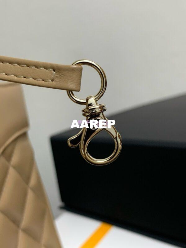 Replica Chanel Medium 31 Shopping Bag in Shiny Lambskin AS4853 Beige 6