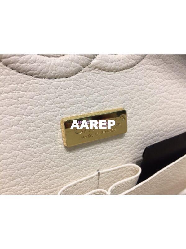 Replica Chanel Python Leather CF Classic Flap Bag White 10 10