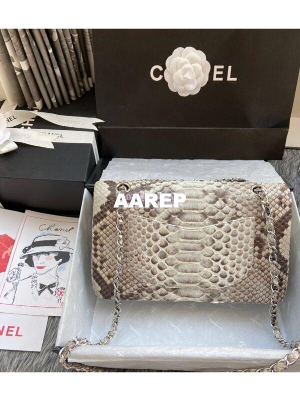 Replica Chanel Python Leather CF Classic Flap Bag 07 8