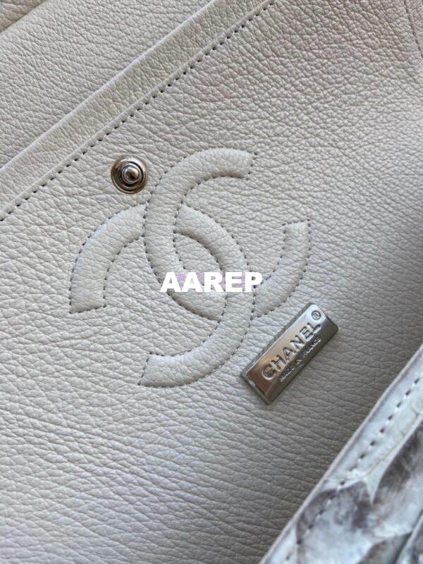Replica Chanel Python Leather CF Classic Flap Bag 07 10