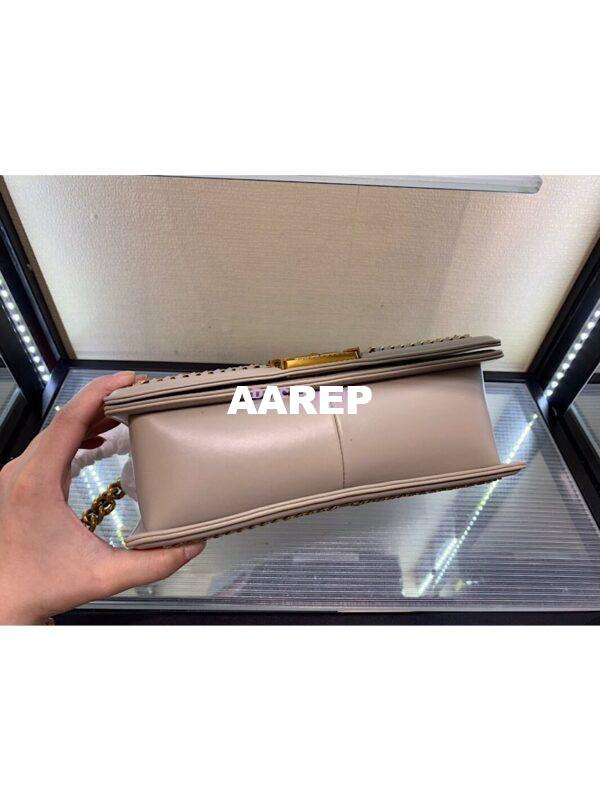 Replica Chanel Lizard Leather Boy Bag with Lizard Handle 002 7