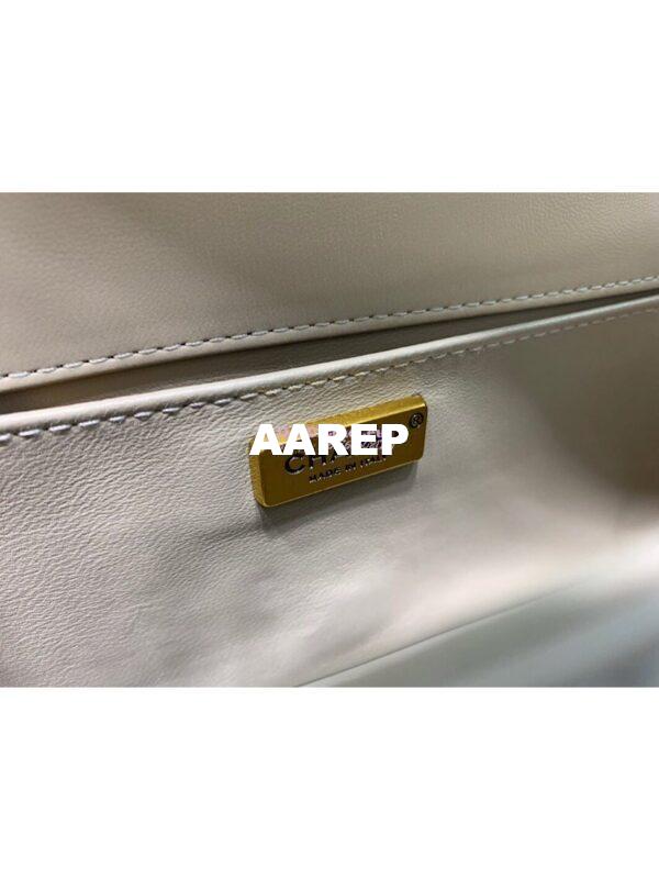 Replica Chanel Lizard Leather Boy Bag with Lizard Handle 002 9