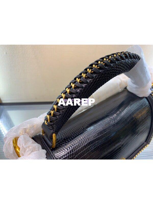 Replica Chanel Lizard Leather Boy Bag with Lizard Handle 001 13
