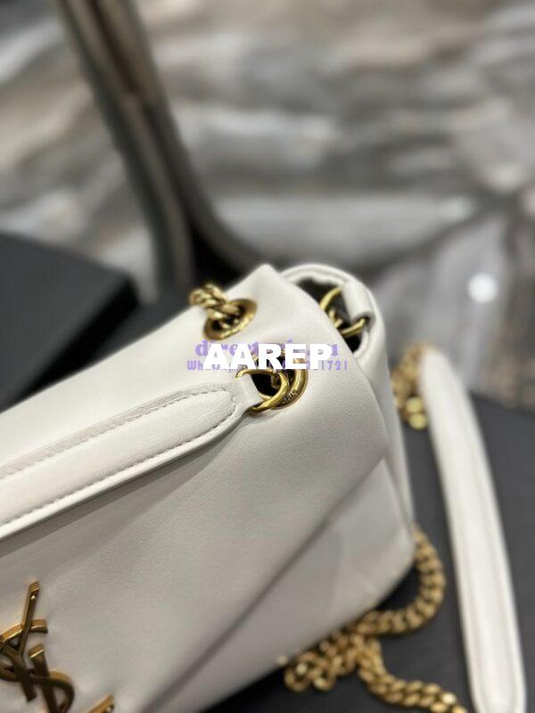 Replica Saint Laurent YSL Calypso In Lambskin 734153 Blanc 11