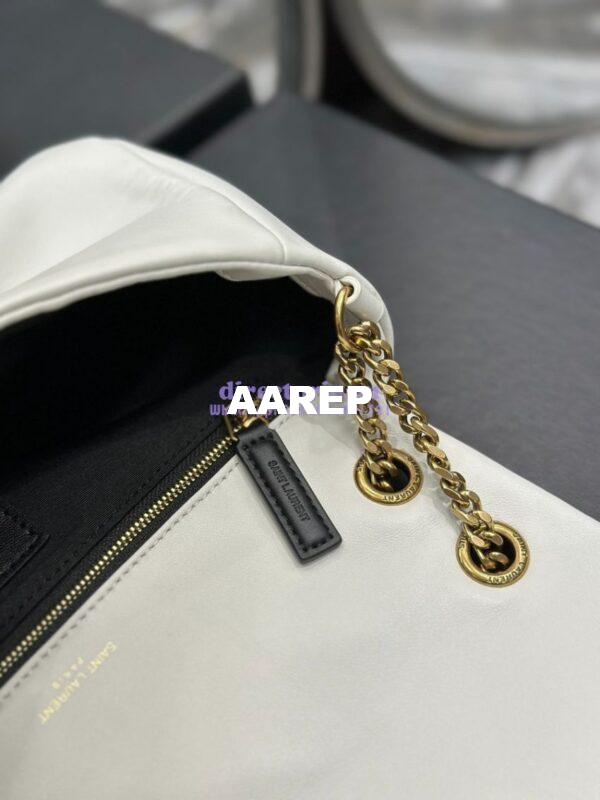 Replica Saint Laurent YSL Calypso In Lambskin 734153 Blanc 16