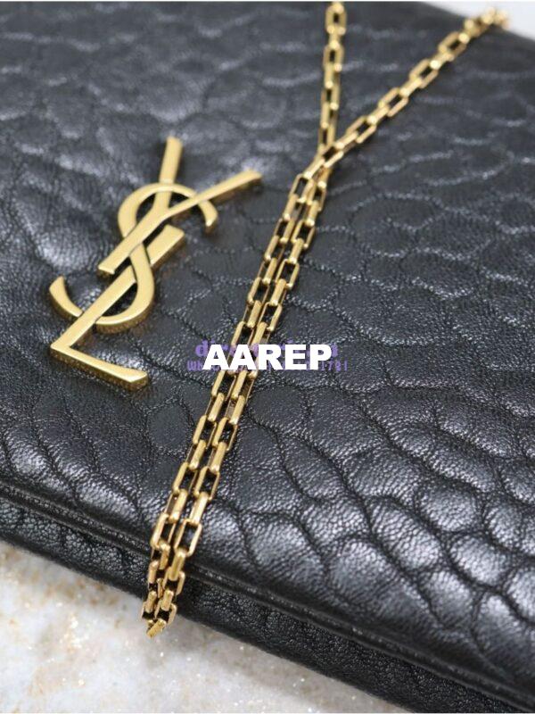 Replica Saint Laurent YSL Calypso Mini Bag In Grained Lambskin with Pillow Effect 801712 Black 8