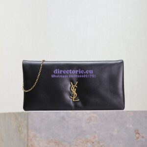 Replica Saint Laurent YSL Calypso Mini Bag In Padded Lambskin 801712 Black