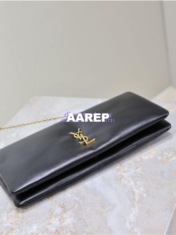 Replica Saint Laurent YSL Calypso Mini Bag In Padded Lambskin 801712 Black 7