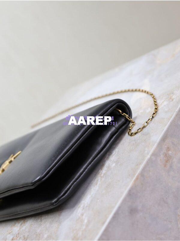 Replica Saint Laurent YSL Calypso Mini Bag In Padded Lambskin 801712 Black 9