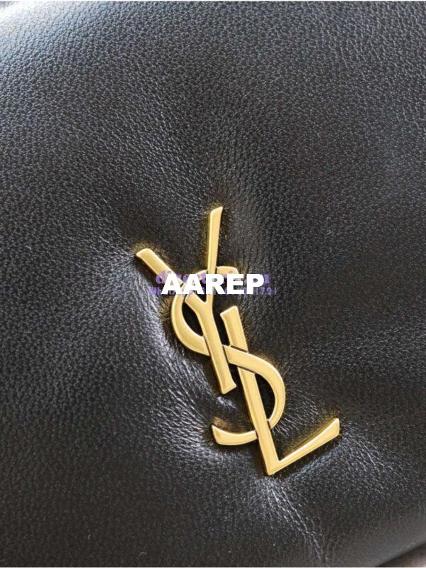 Replica Saint Laurent YSL Calypso Mini Bag In Padded Lambskin 801712 Black 12