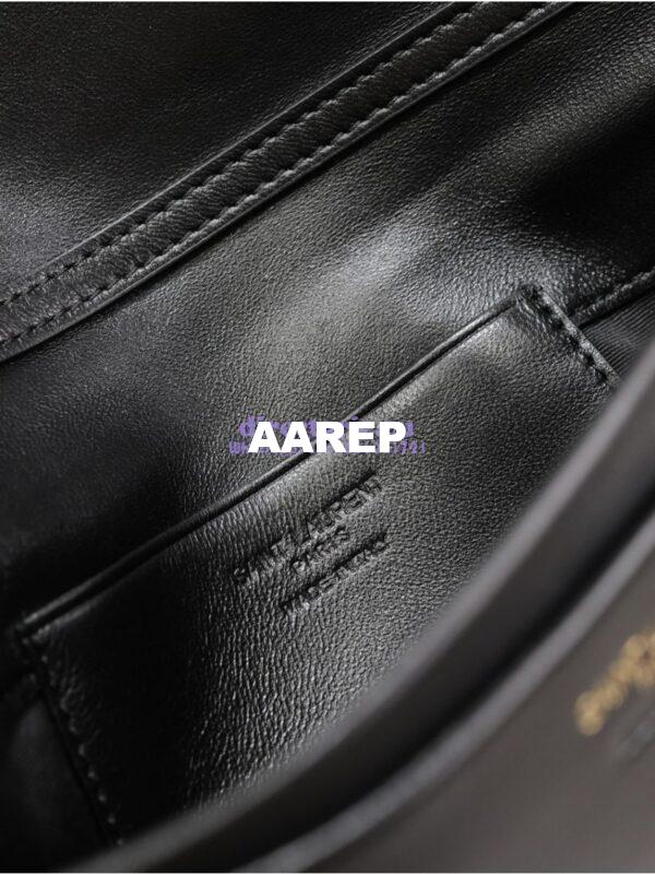 Replica Saint Laurent YSL Calypso Mini Bag In Padded Lambskin 801712 Black 16