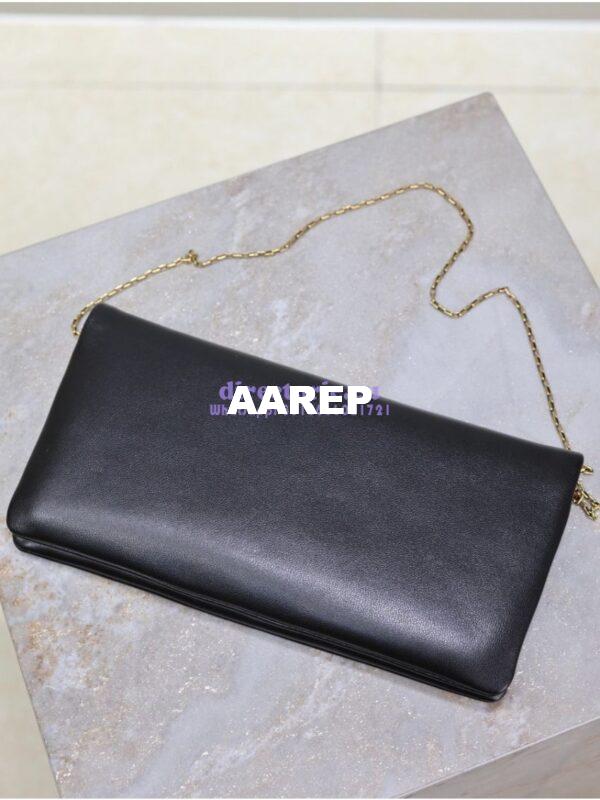 Replica Saint Laurent YSL Calypso Mini Bag In Padded Lambskin 801712 Black 18