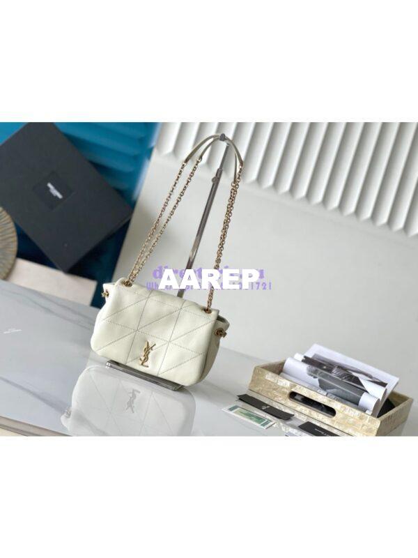 Replica YSL Saint Laurent Jamie 4.3 Mini In Lambskin 766754 Blanc 4