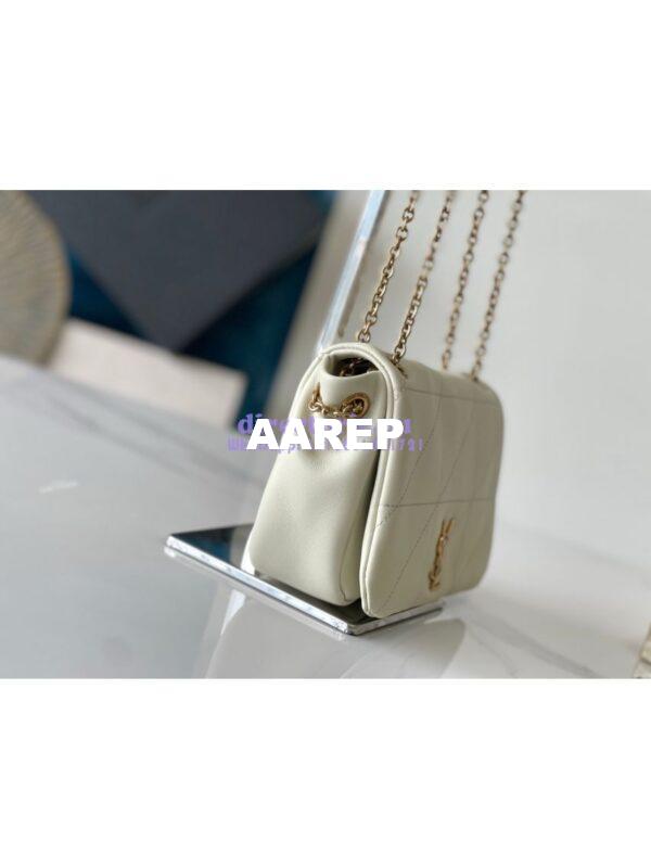 Replica YSL Saint Laurent Jamie 4.3 Mini In Lambskin 766754 Blanc 5