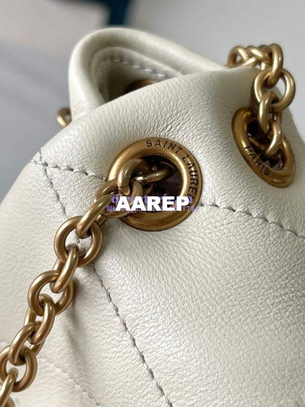 Replica YSL Saint Laurent Jamie 4.3 Mini In Lambskin 766754 Blanc 10