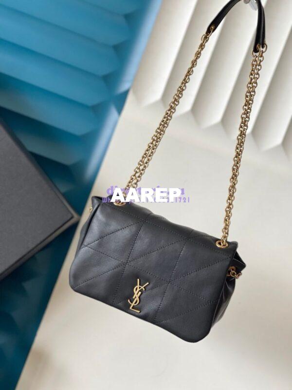 Replica YSL Saint Laurent Jamie 4.3 Mini In Lambskin 766754 Black 2