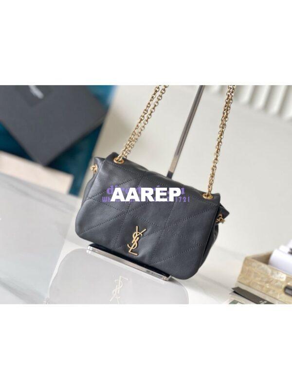 Replica YSL Saint Laurent Jamie 4.3 Mini In Lambskin 766754 Black 3