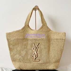 Replica Saint Laurent YSL 2024 Summer Limited Edition ICARE in Raffia 772191