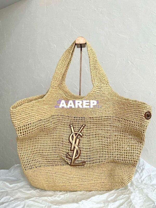 Replica Saint Laurent YSL 2024 Summer Limited Edition ICARE in Raffia 772191 5