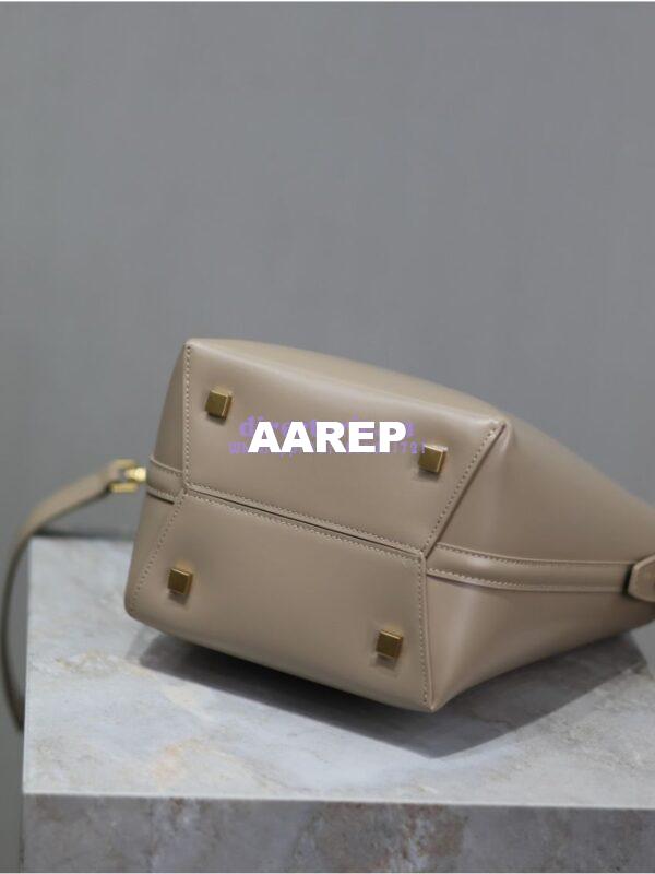 Replica YSL Saint Laurent Small Le 37 in Shiny Leather 7490362 Light Beige 11