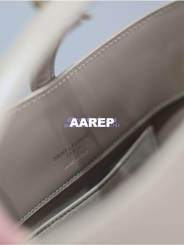 Replica YSL Saint Laurent Small Le 37 in Shiny Leather 7490362 Light Beige 15
