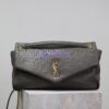 Replica Saint Laurent YSL Large Calypso In Grained Lambskin 777399 white