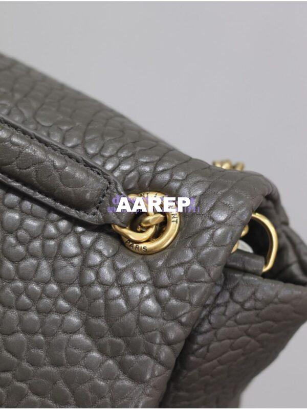 Replica Saint Laurent YSL Large Calypso In Grained Lambskin 777399 dark green 12