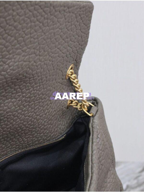 Replica Saint Laurent YSL Large Calypso In Grained Lambskin 777399 dark green 16