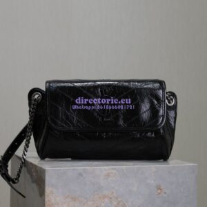 Replica YSL Saint Laurent Niki Body Bag In Crinkled Vintage Leather 577124
