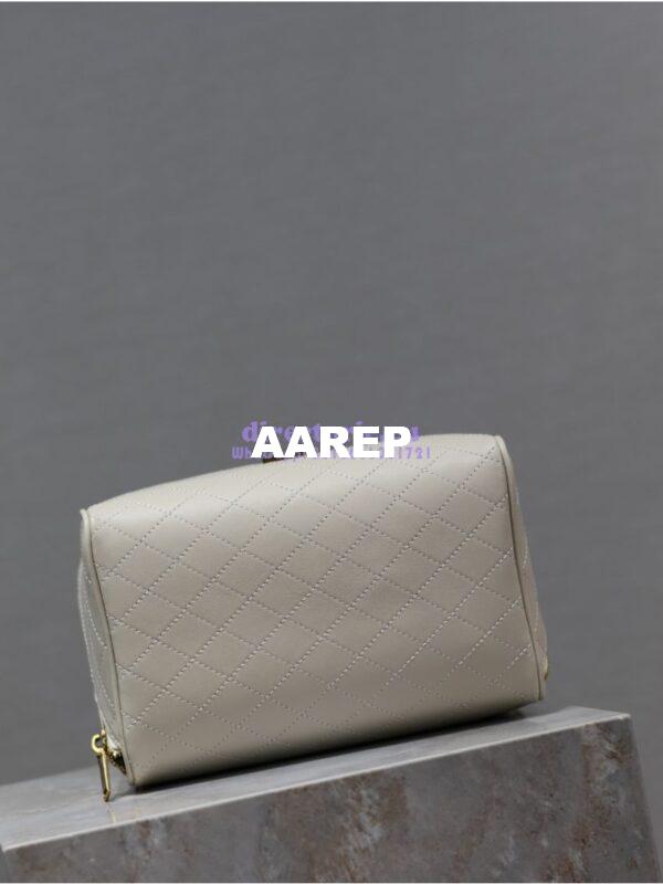 Replica Saint Laurent YSL Gaby Vanity Case In Quilted Lambskin 7531711 Blanc 16