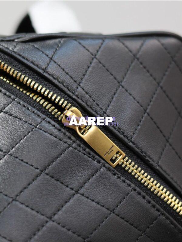 Replica Saint Laurent YSL Gaby Vanity Case In Quilted Lambskin 7531711 Black 10