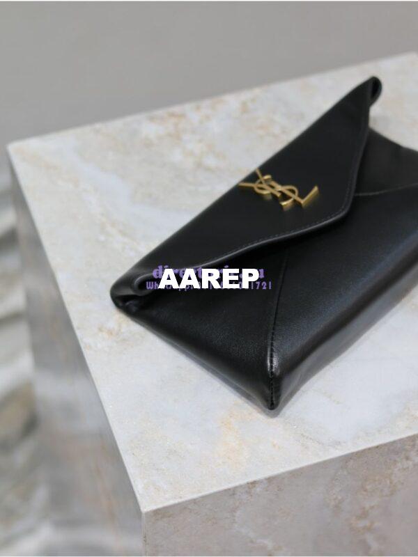 Replica Saint Laurent YSL Cassandre Small Envelope Pouch In Lambskin 764931 7