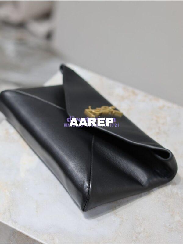 Replica Saint Laurent YSL Cassandre Small Envelope Pouch In Lambskin 764931 8