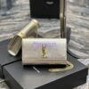 Replica Saint Laurent YSL Cassandre Small Envelope Pouch In Lambskin 764931