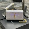 Replica Saint Laurent YSL Large Calypso In Grained Lambskin 777399 black 2