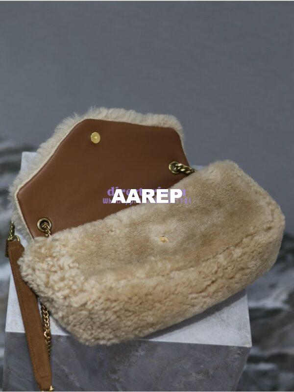 Replica Saint Laurent YSL Calypso In Shearling 734153 9