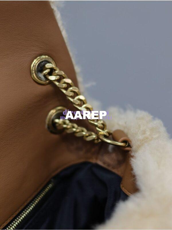 Replica Saint Laurent YSL Calypso In Shearling 734153 10
