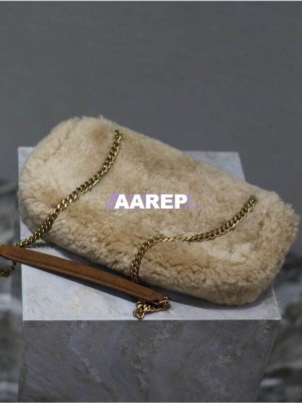 Replica Saint Laurent YSL Calypso In Shearling 734153 13