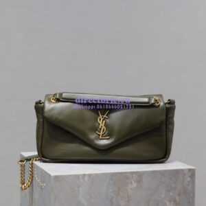Replica Saint Laurent YSL Calypso In Lambskin 734153 Light Musk