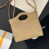 Replica Chanel Medium CF Classic Double Flap Bag Quilted Lambskin White 2