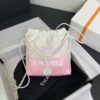 Replica Chanel 24C Small Flap Classic 11.16 Handbag Washed Denim Blue A01116 2