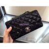 Replica Chanel XXL CF Classic Flap Bag Silver Metallic Calfskin 2